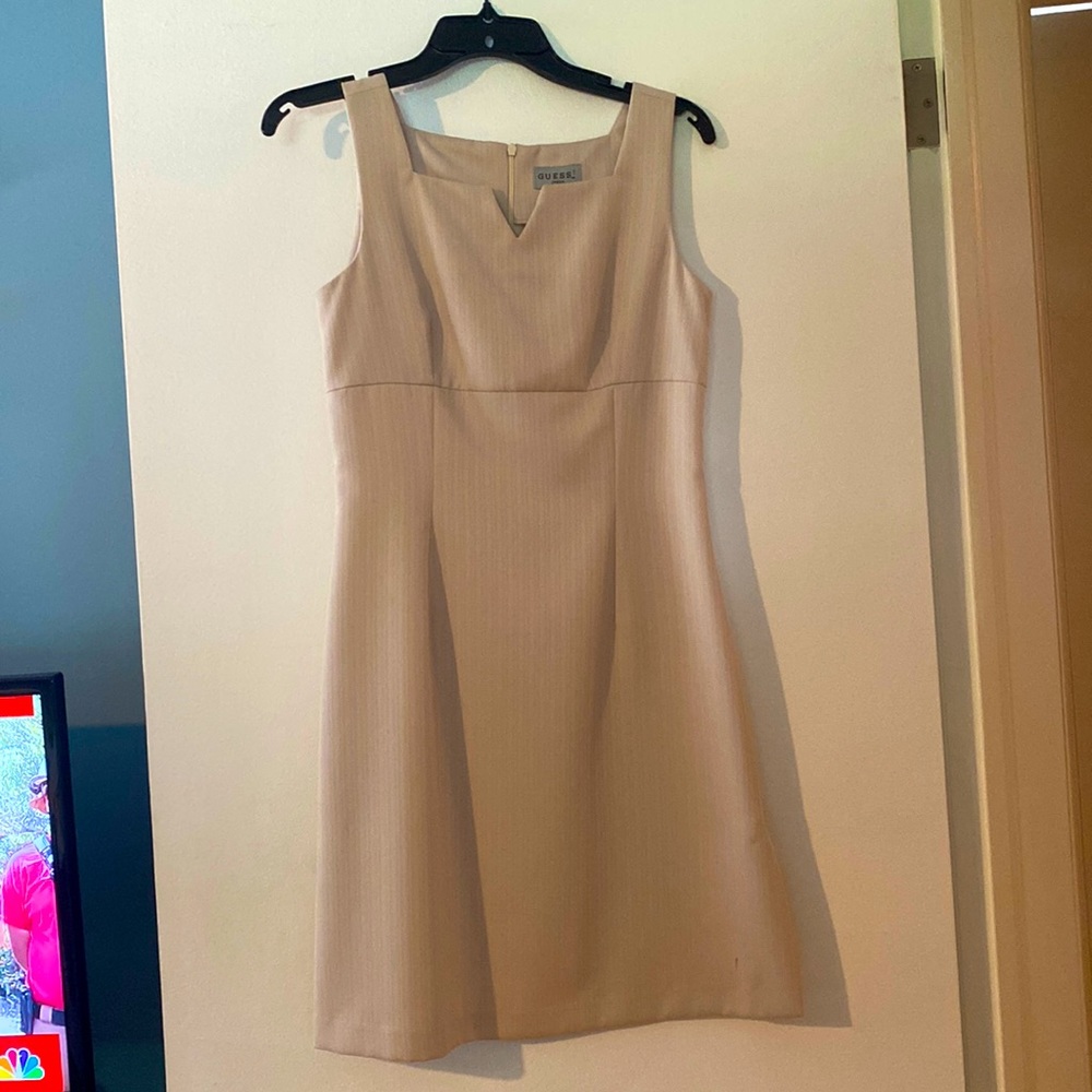 Guess cream colored midi dress
